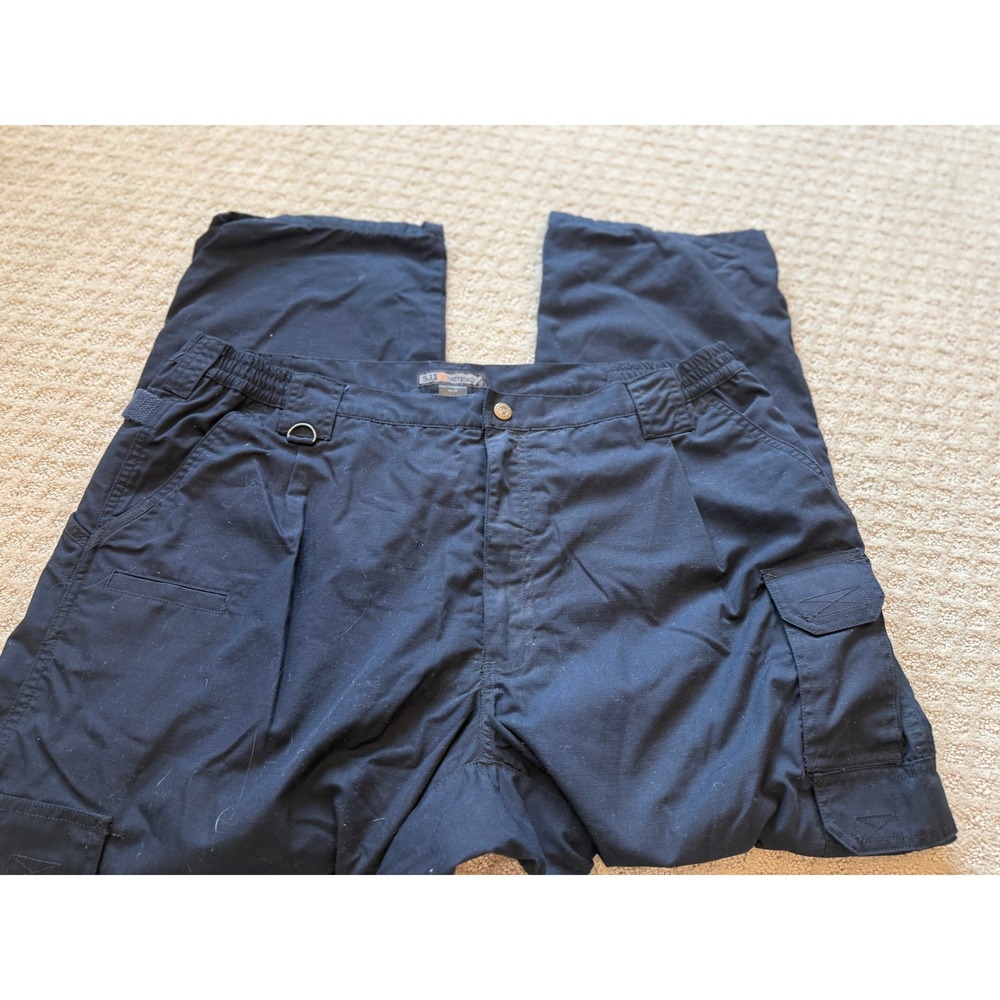 5.11 Tactical 74437 Series Taclite Flannel Cargo Pants Mens Blue.‎ 42 x 30